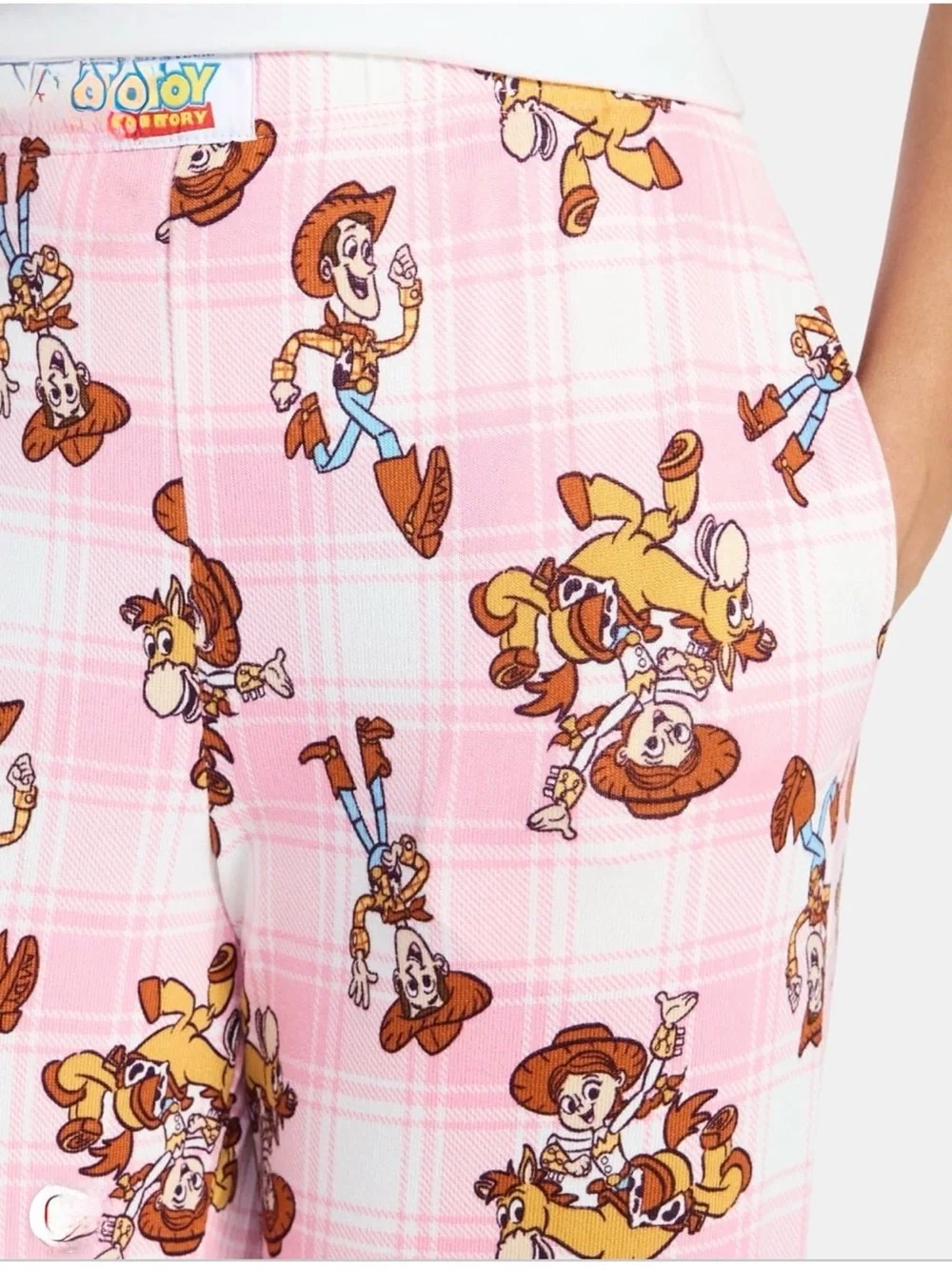Toy Story Women’s Jesse & Bullseye Hacci Knit Wide Leg Sleep Pants Size 2X